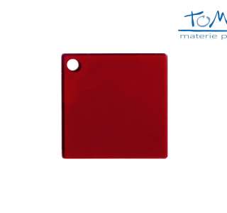 Plexiglass Colato Colorato Trasparente Rosso spessore 3mm
