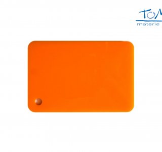 Plexiglass Colato Colorato Opal Arancione spessore 3mm
