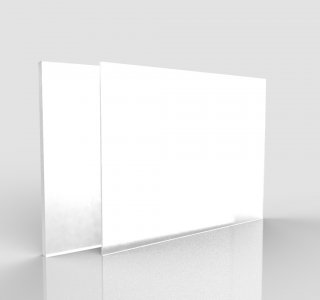 Plexiglass Bisatinato Trasparente 4mm