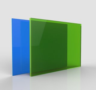 Lastre Plexiglass Colorato Trasparente