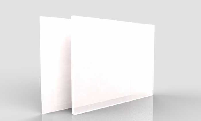 Plexiglass Colato Bianco Opal 10mm - Vendita Materie Plastiche