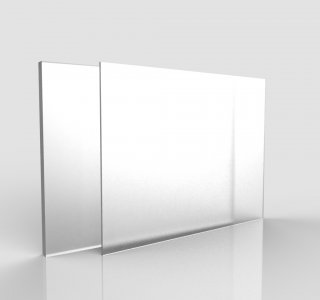 Plexiglass Monosatinato Trasparente 4mm