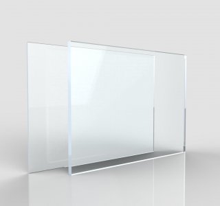 Lastra Plexiglass bianco opal lucido 135 tagliato su misura