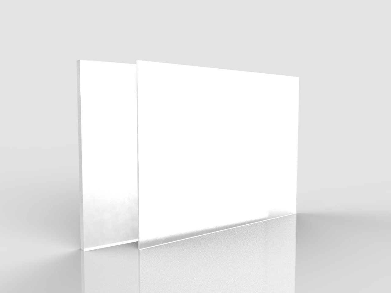 Plexiglass Bisatinato Trasparente 8mm - Vendita Materie Plastiche